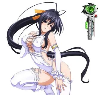 Highschool DxD:Himejima Akeno Ultra HOT White Erotic Render 