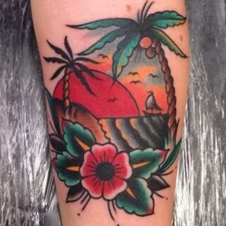 Steve wood, Sacred tattoo Auckland NZ Paradise tattoo, Palm 