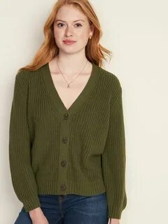 Shaker-Stitch V-Neck Cardigan for Women in 2020 Cardigans fo