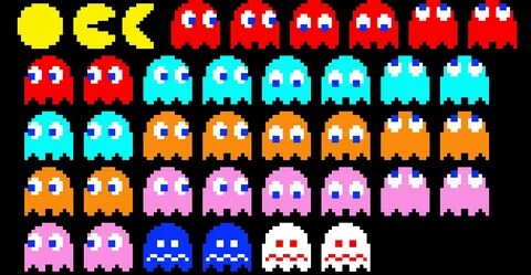 Pac-Man sprites Pixel Art Maker