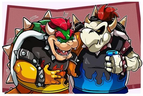 Mario Tennis : Bowser and Dry Bowser by EggmanFan91 on Devia