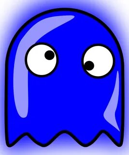 transparent pacman blue ghost - Clip Art Library