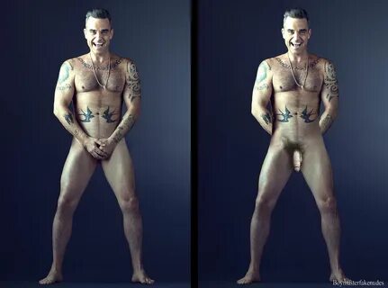 Robbie Williams just loves to get naked. 