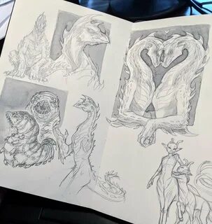 Sketchbook full of ALIENS #Animorphs "🌿 Cait ✨ May 🌿 の 漫 画