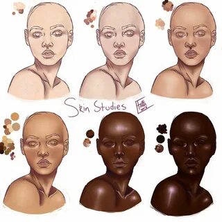 Skin Tone Study by TheDivineMissM-94 on deviantART Skin draw