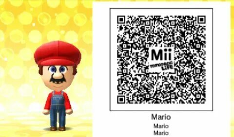 Free Mario QR codes Mario Amino