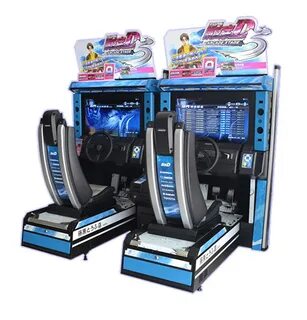 32"lcd Initial D5 Arcade Games Car Race Simulator Game Machi