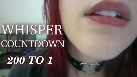 ASMR - COUNTDOWN! Close Up Whispering Down From 200 for Slee