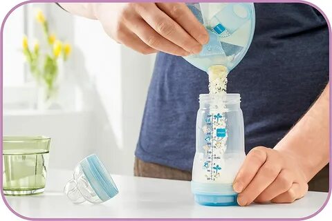 Formula Milk MAM Milk Powder Dispenser, Blue - Pack MAM Milk Powder Dispens...