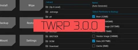 TWRP 3.0.0 Has Been Released