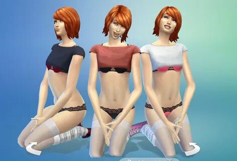 My Sims 4 Blog: Amazingly daring half shirt by Supercalifrag