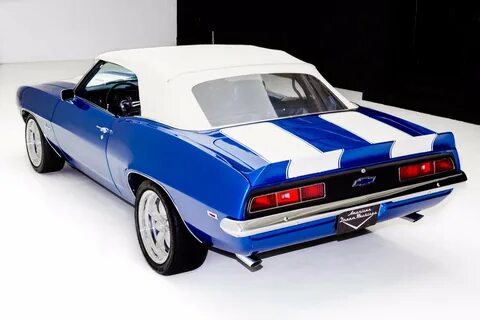 1969 chevrolet camaro 396 cars convertible blue wallpaper 19