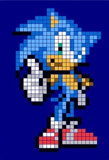 Sonic Ssbu Pose Sonic Advance Pixel Art By Djprohawk On WALL