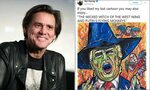 Jim Carrey paints President Trump as the Wicked Witch of the