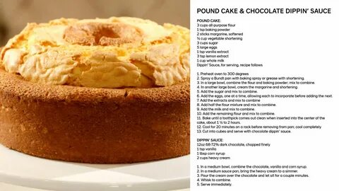 Julie’s secret weapon for making the perfect Pound Cake? Top
