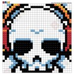 Simple Harry Potter Pixel Art Grid - pic-derp