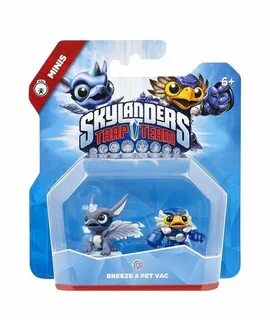 Skylanders TRAP TEAM Minis BREEZE & PET VAC - Limited Toys