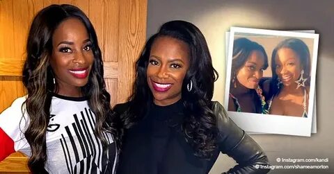 Kandi Burruss & Shamea Morton of RHOA Show off Their Curves 