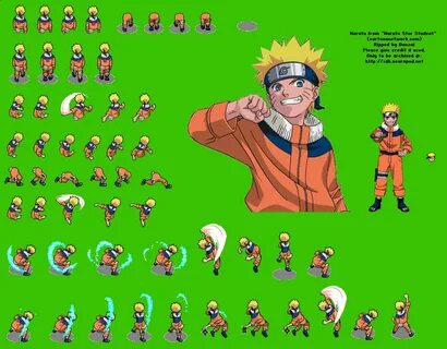 90 спрайтов на тему "Naruto" - Ресурсы - Файлы для игроделов