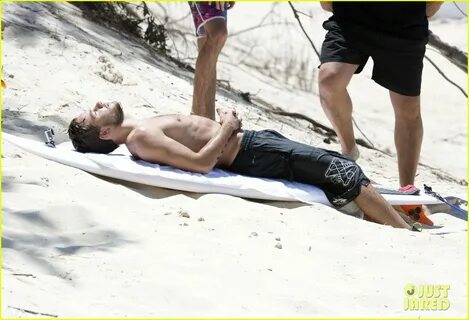 Full Sized Photo of one direction liam payne shirtless surf 