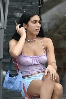 Braless Lourdes Leon Steps Out in New York City with Friends