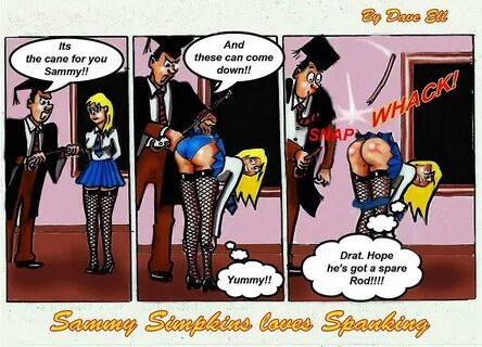 Sammy Simpkins loves Spanking Drawing by Dave Ell Pixels