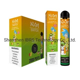 China R&M Ultimate original 2 sabores en 1 Puff Vape desecha