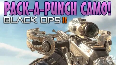 "Black Ops 2: PACK A PUNCH Camo Gameplay!" New PackAPunch DL