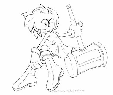 Amy Rose Coloring Pages at GetDrawings Free download