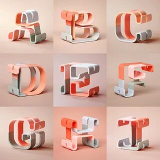 3D Lettering for 36 Days of Type 2019 - BÜRO UFHO - Delightf
