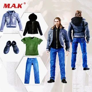 1/6 action figure clothing set 1/6 Scale Thor Casual Denim J