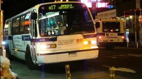 MTA NYCT Bus: 1999 OBI Orion V Q12 #6027 & 1998 Nova-RTS Q17