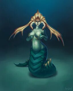 kanzass_art on Twitter: "Naga Siren #Dota2Fanart #games #nag