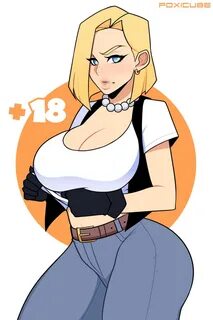 Android 18 by foxicube -- Fur Affinity dot net