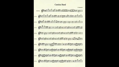 Cantina Band for Alto Sax - YouTube