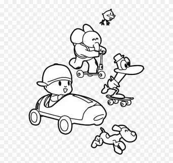 Download Pocoyo Kids Drawing Clipart Png Download - PikPng