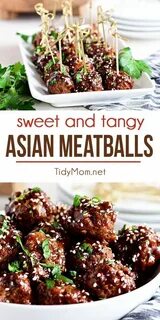 SWEET AND TANGY ASIAN MEATBALLS Recipe Recipes, Asian meatba