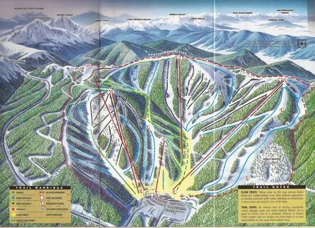 Monarch Mountain Trail Map - Ancient Egypt Map