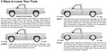For Chevy Flip Kit Rear Axle 1988-98 1500 Pickup Truck Suspe