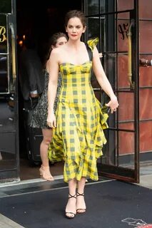 RUTH WILSON Leaves Bowery Hotel in New York 08/16/2018 - Haw