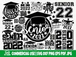 Graduation SVG Bundle Senior 2022 SVG Class of 2022 Svg Png 
