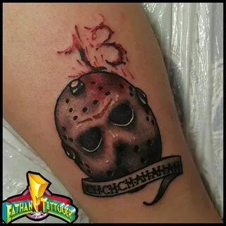 Tattoo uploaded by Stacie Mayer * Jason Voorhees hockey mask