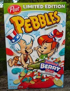 Summer Berry Pebbles Cereal! Dinosaur Dracula!