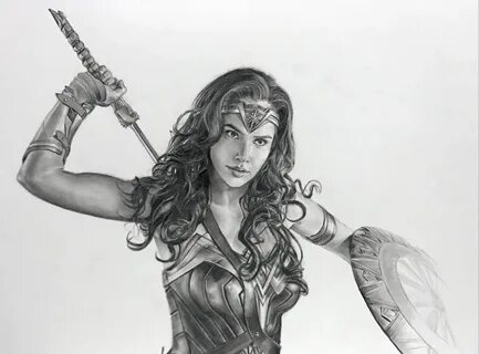 WONDER WOMAN PENCIL DRAWING CONCEPT on Behance