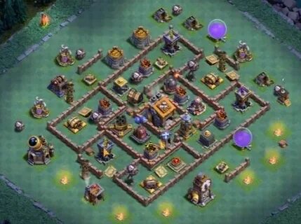 Clash of Clans Layout basic Meisterhütte th9 - Мощная Базова