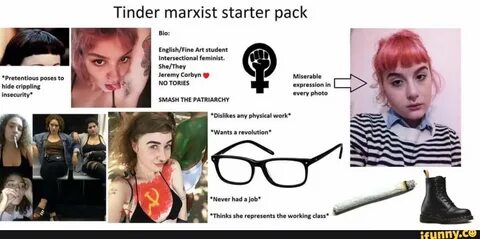 Tinder marxist starter pack