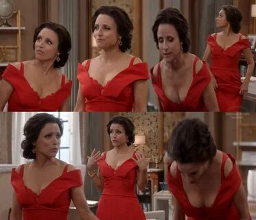 Veep collage of Julia Louis Dreyfus NUDE CelebrityNakeds.com