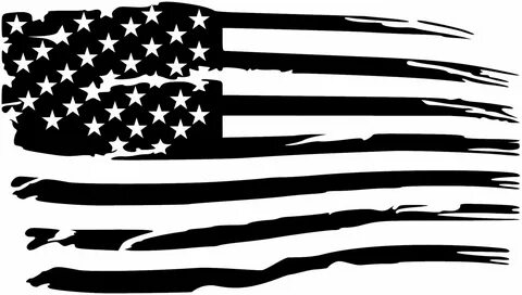 Distressed American Flag Premium Vinyl Decal - Etsy
