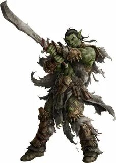 half orc Half orc barbarian, Dungeons and dragons characters