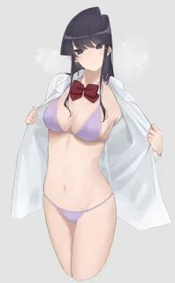 Safebooru - 1girl absurdres bangs bikini black eyes black ha